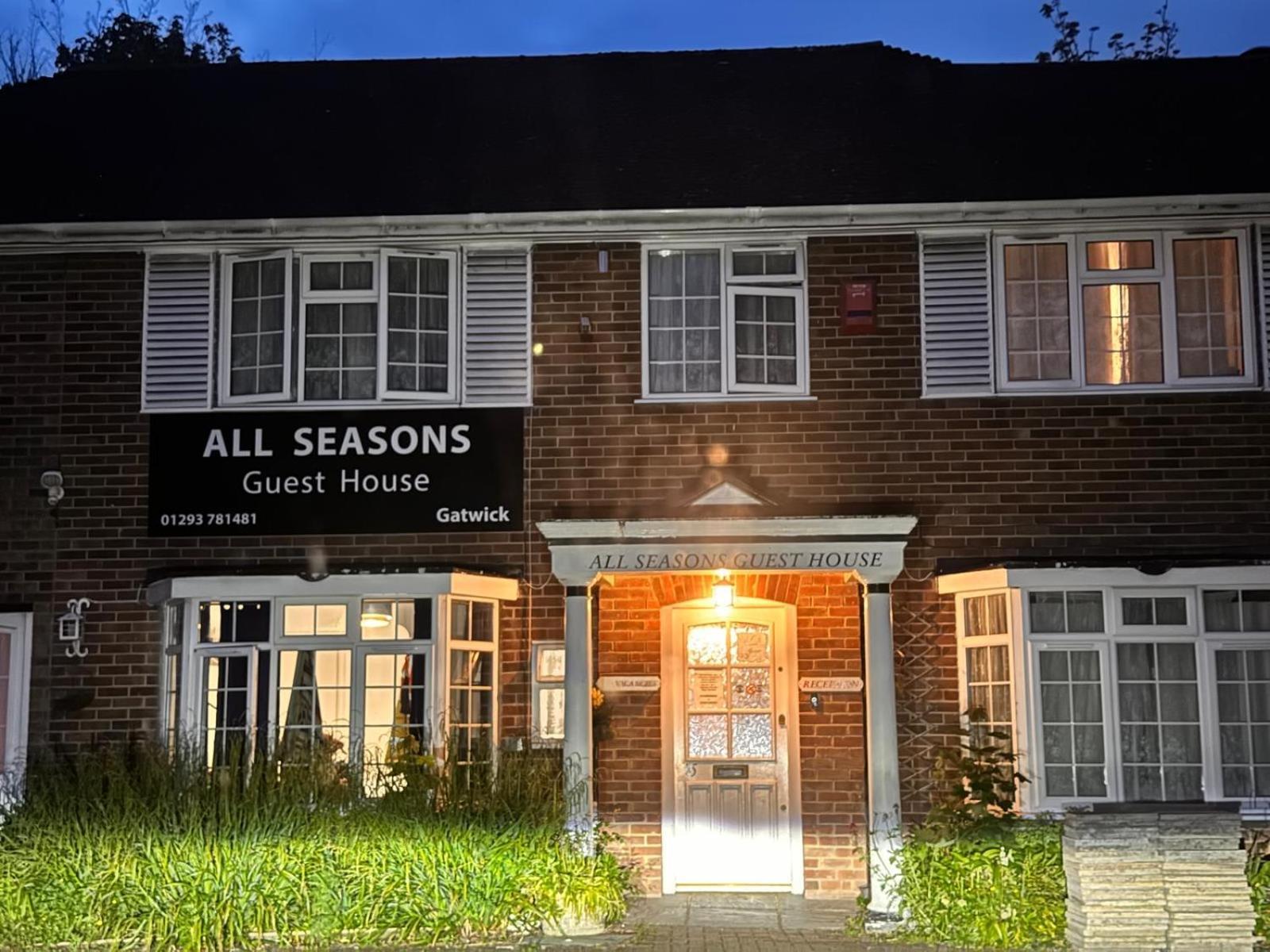 All Seasons Gatwick Guest House & Parking Horley Esterno foto